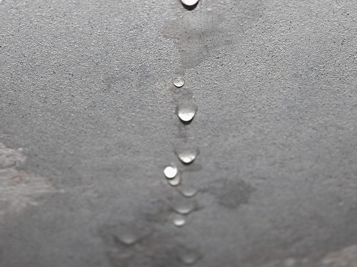 Image water dripping from a ceiling