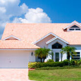 Tile roofs are generally associated with Spanish style houses, but clay and concrete roofing products can be used with other architectural styles as well.